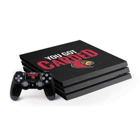 University of Louisville You Got Carded PlayStation PS4 Skins